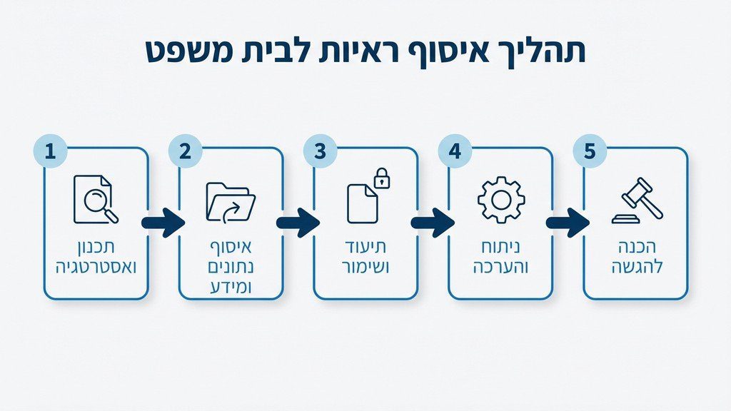 איסוף ראיות כלכליות לבית משפט