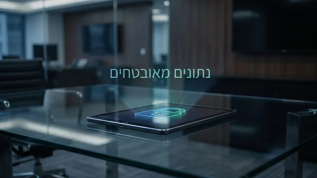 תיקיית ראיות דיגיטליות מאובטחת המייצגת את הדיסקרטיות של עין השמש חקירות